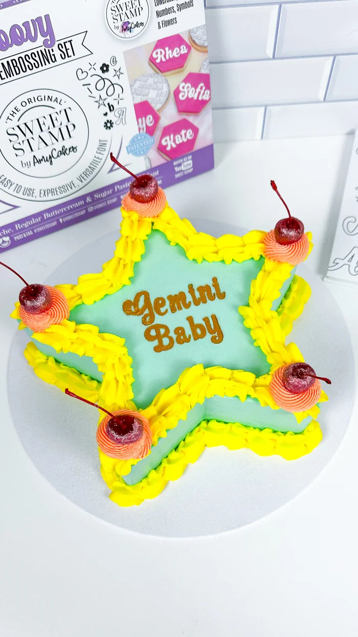 Star Flawless Finish - Buttercream & Ganache Plates 10"