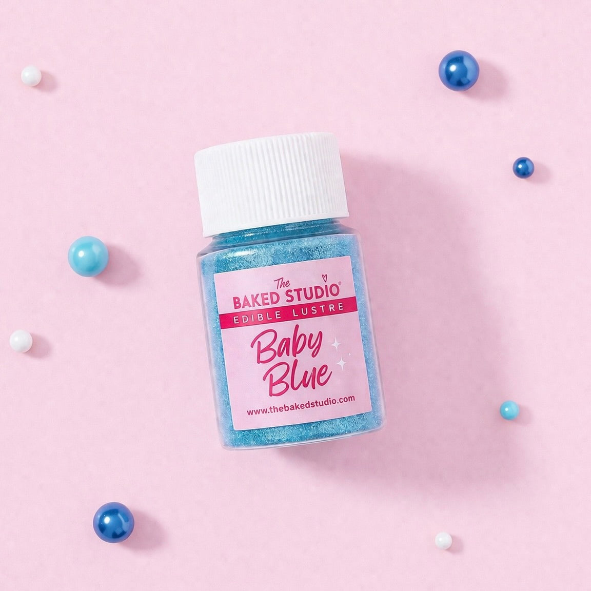 Edible Lustre Dust 10g (Baby Blue)