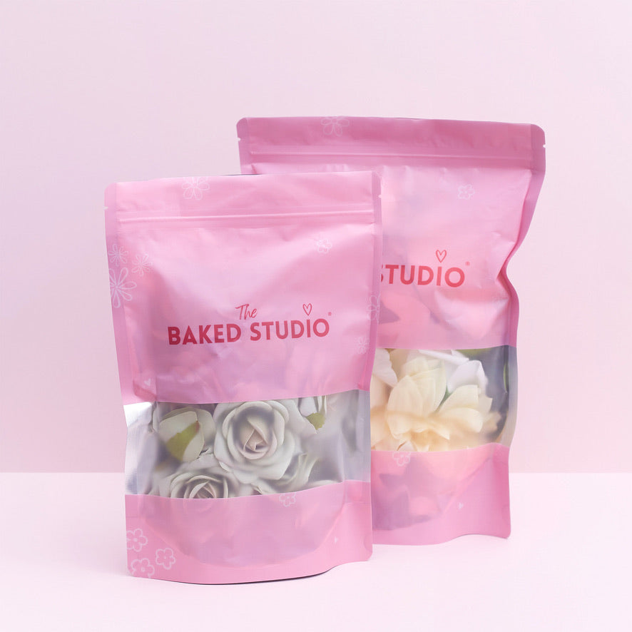 Silk Rose Heads - Pack of 10 | 7cm Diameter (Cream)