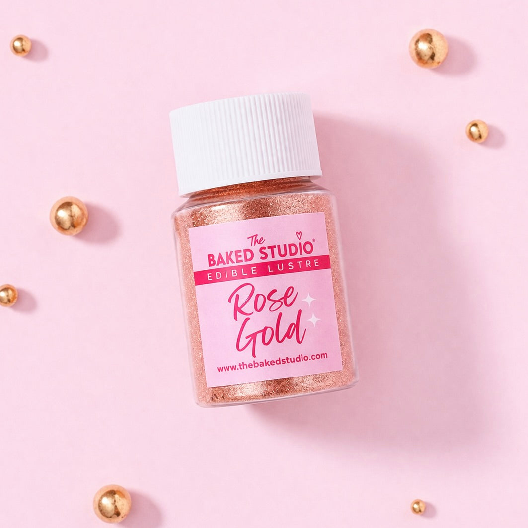 Edible Lustre Dust 15g (Rose Gold)