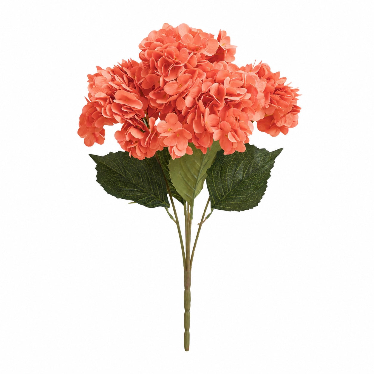 Artificial Silk Hydrangea Bouquet (Peach)