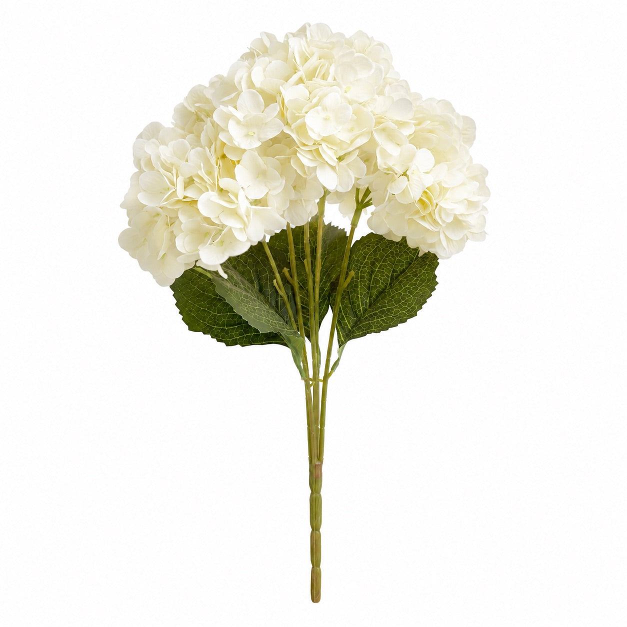 Artificial Silk Hydrangea Bouquet (White)