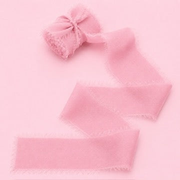 Chiffon Ribbon 40mm x 9m (Baby Pink)