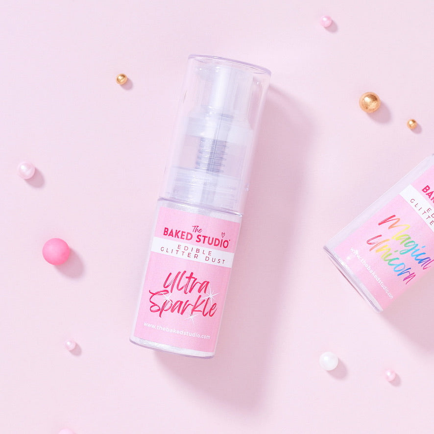 Edible Glitter Dust - 10g Pump Bottle (Ultra Sparkle)