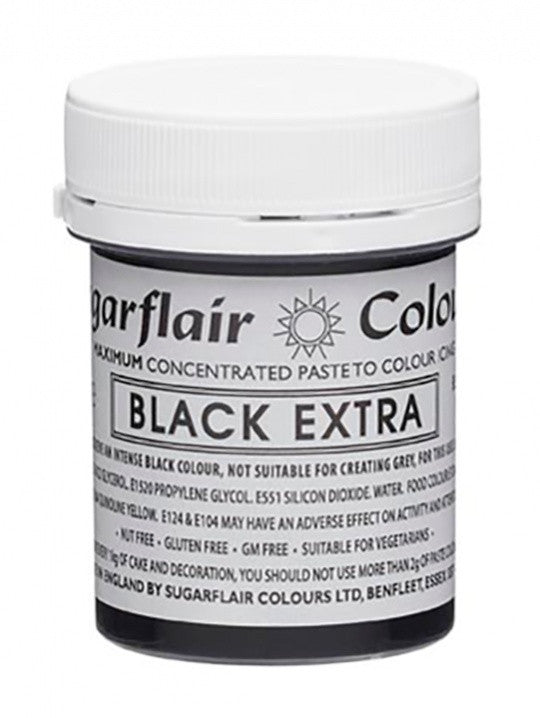 Sugarflair Black Extra - Max Concentrated Paste Colouring 42g