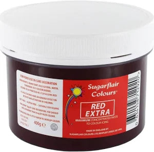 Sugarflair Red Extra - Max Concentrated Paste Colouring 400g
