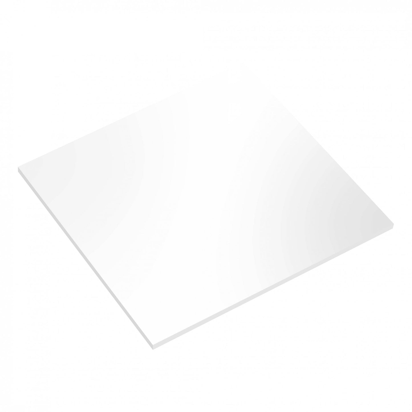 Square White Gloss Masonite Cake Boards (Single)