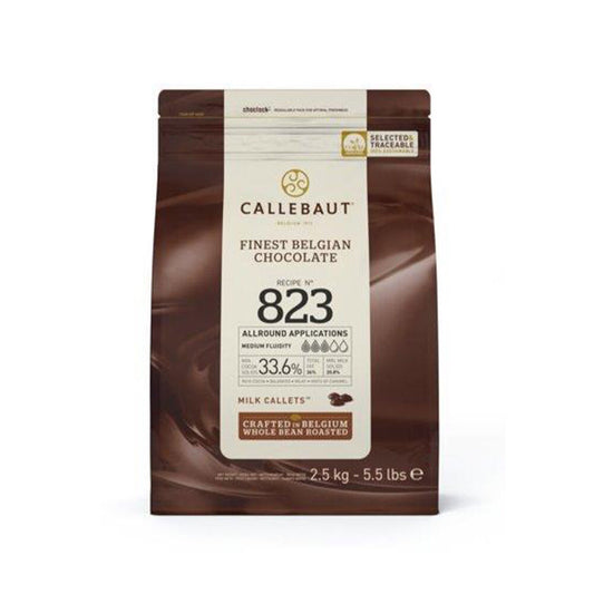 Callebaut Milk 823 - Chocolate Callets (33.6% Cocoa)