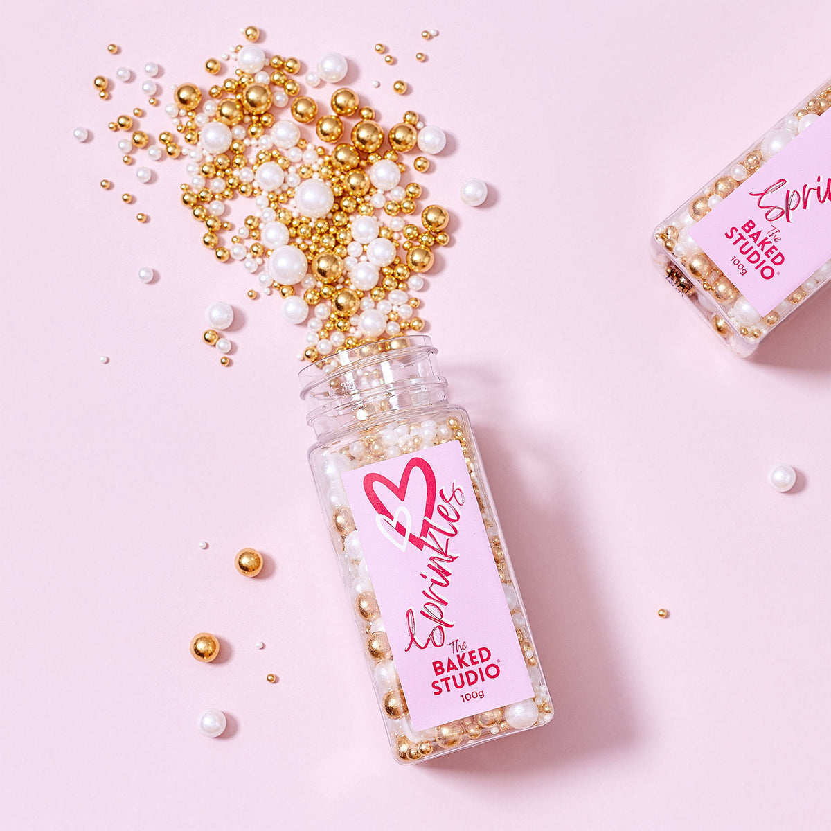 Magical Sprinkle Mixes - 100g  (Gold Gold & White Pearl Mix)