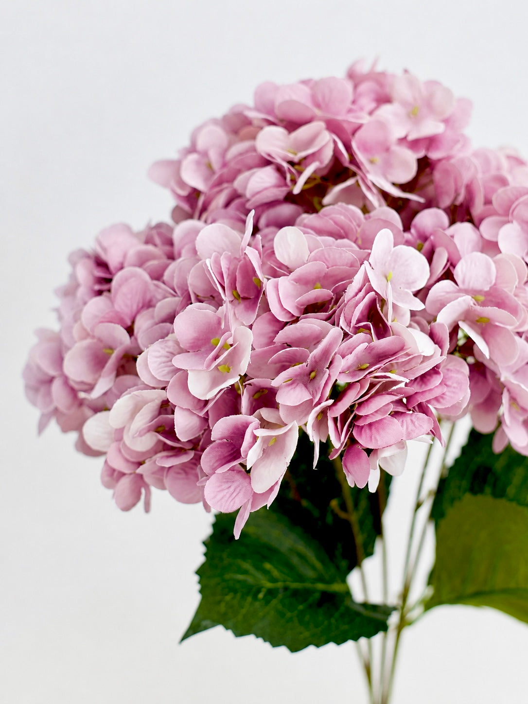 Artificial Silk Hydrangea Bouquet (Vintage Mauve)