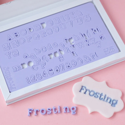 Small Letter Set - Frosting Set