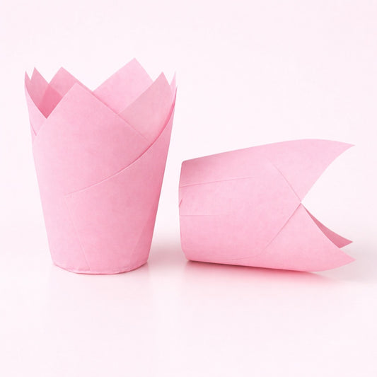Tulip Cupcake Liners – 50 Pack (Light Pink)