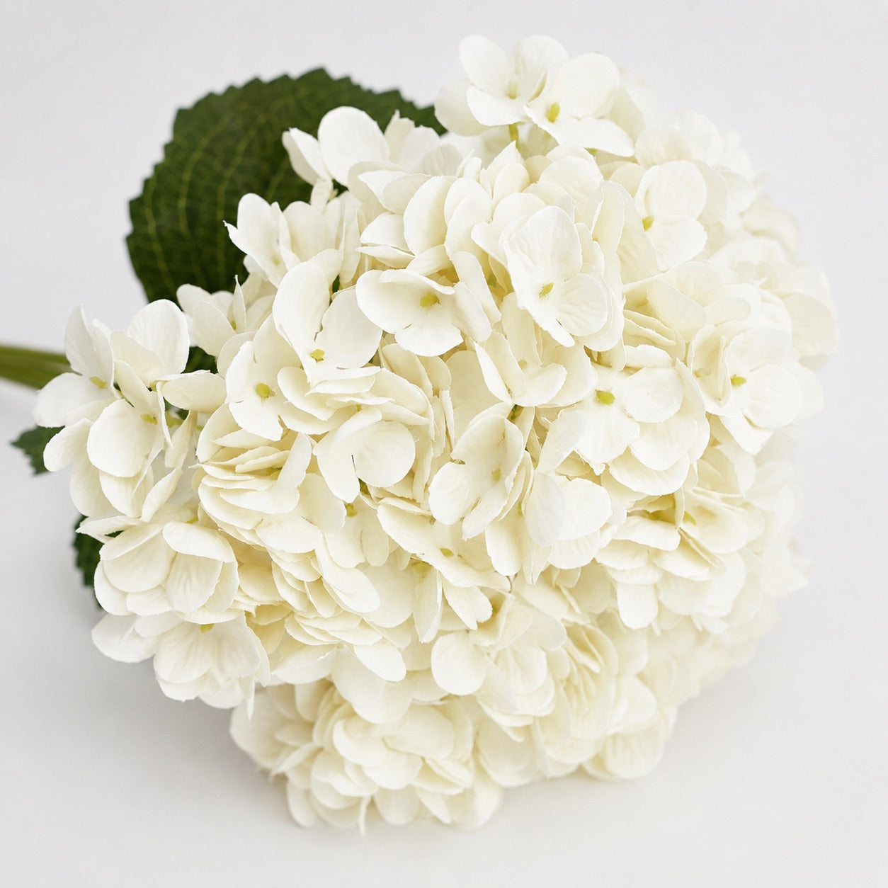Artificial Silk Hydrangea Bouquet (White)