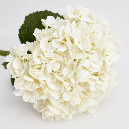 Artificial Silk Hydrangea Bouquet (White)