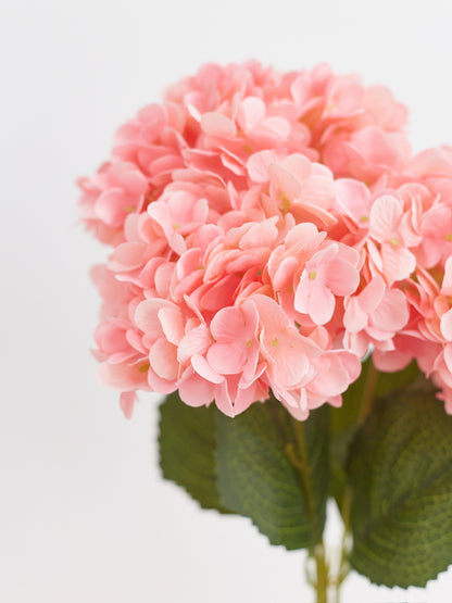Artificial Silk Hydrangea Bouquet (Sweet Pink)