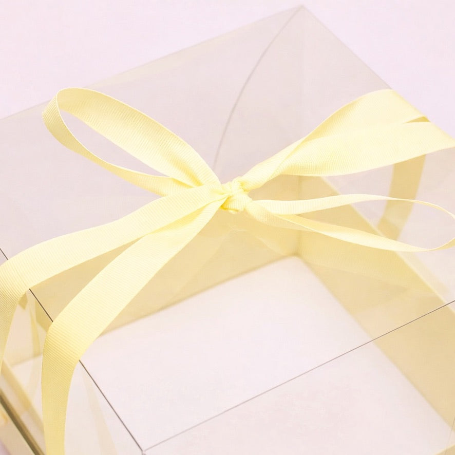 Mini Cake/Bento Cake Board & Box Sets (Lemon)