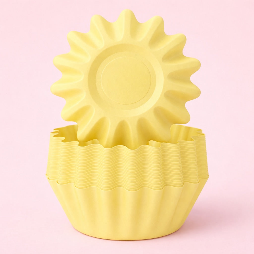Bloom Baking Cupcake Cases - Pack of 50 (Lemon)
