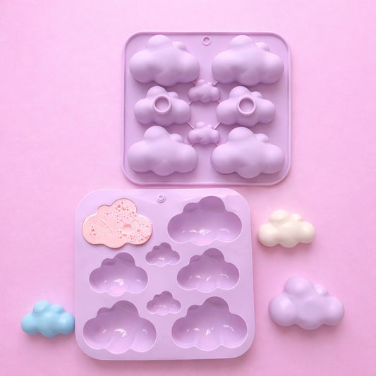 8-Cavity Cloud Silicone Mould