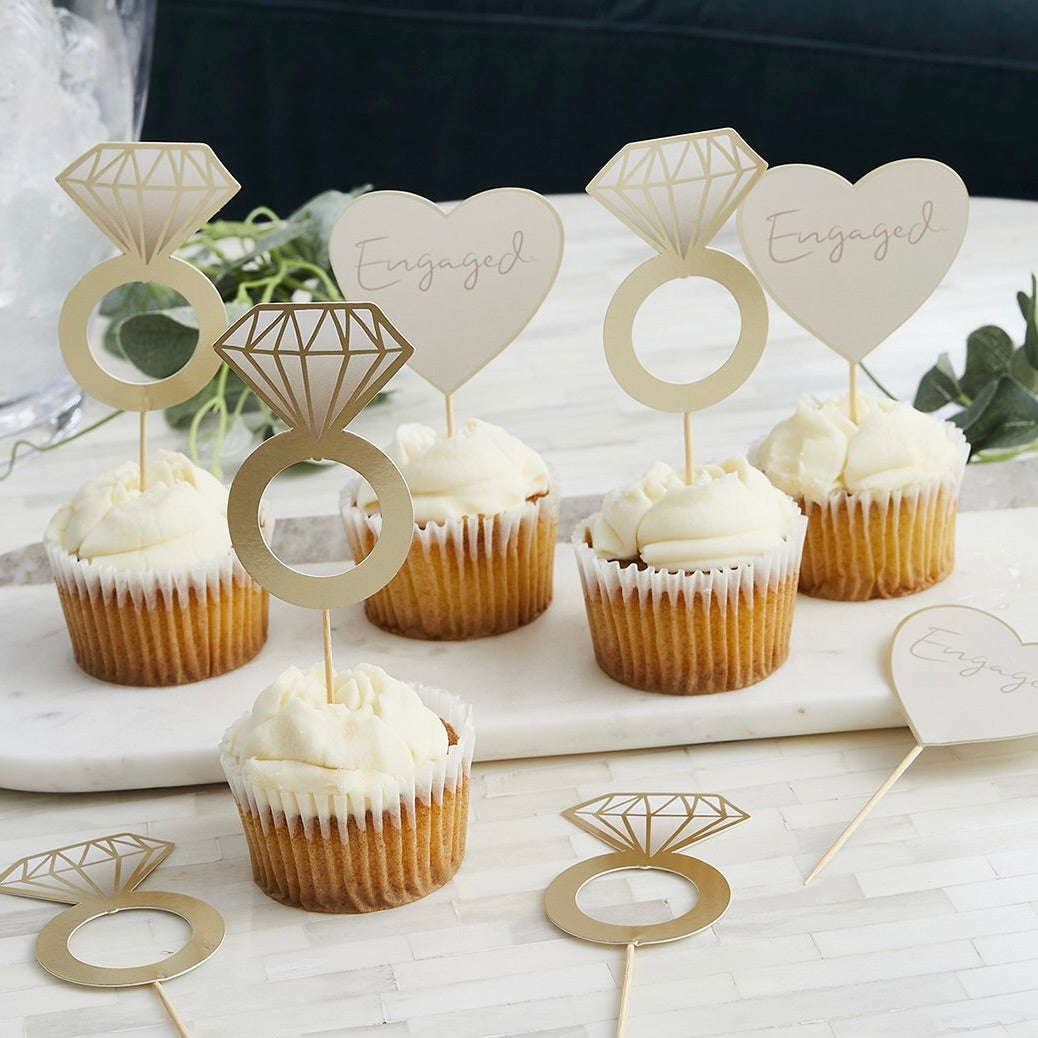 Engaged Food Picks - Pack of 12