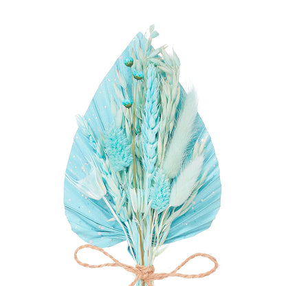 Dried Palm Spear Bouquet (Pastel Tiffany Glitter)