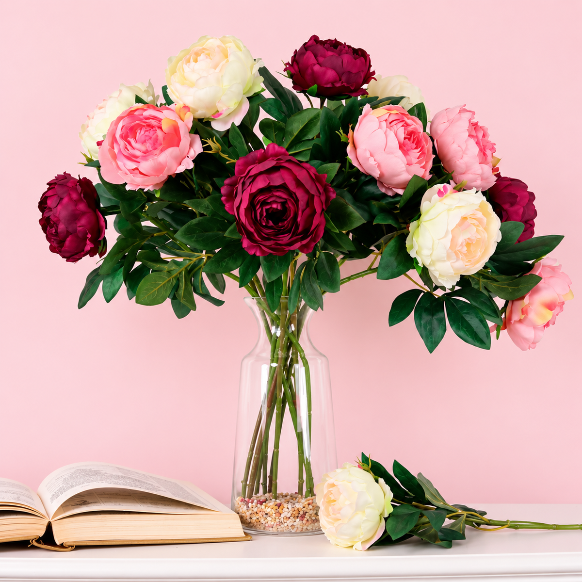 Artificial Millicent Peony Stem