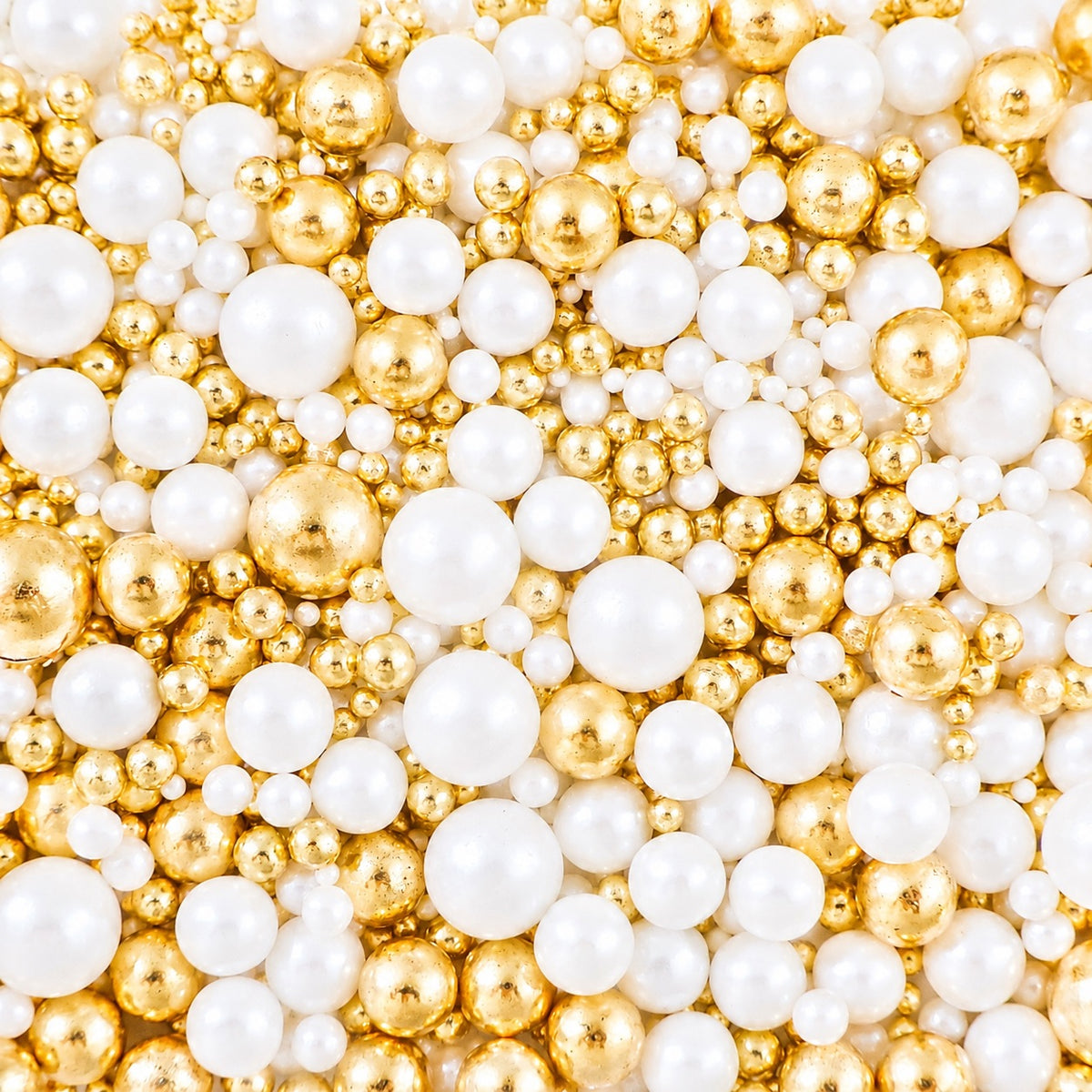 Magical Sprinkle Mixes - 100g  (Gold Gold & White Pearl Mix)