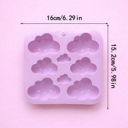 8-Cavity Cloud Silicone Mould