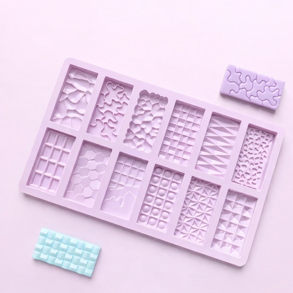 12-Cavity Chocolate Silicone Mould