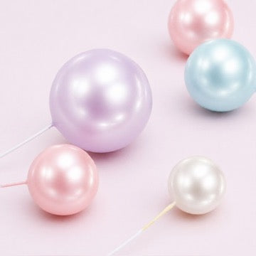 32 Pieces Cake Decorating Ball Sets - Pearl White, Pearl Pink, Pearl Blue & Pearl Lilac