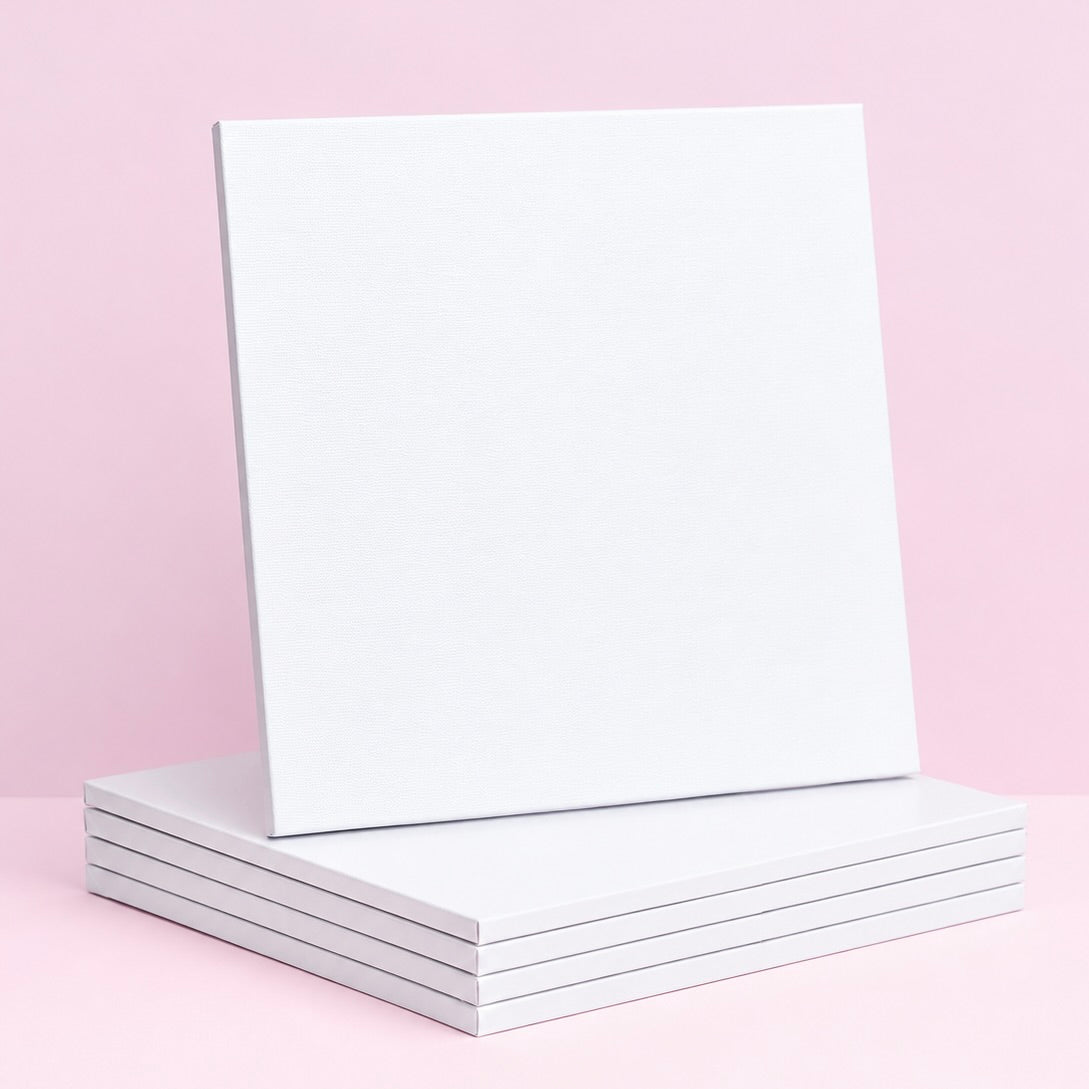 6mm Matte White Square Masonite Cake Boards – Pack of 5