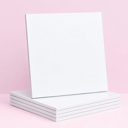 6mm Matte White Square Masonite Cake Boards – Pack of 5