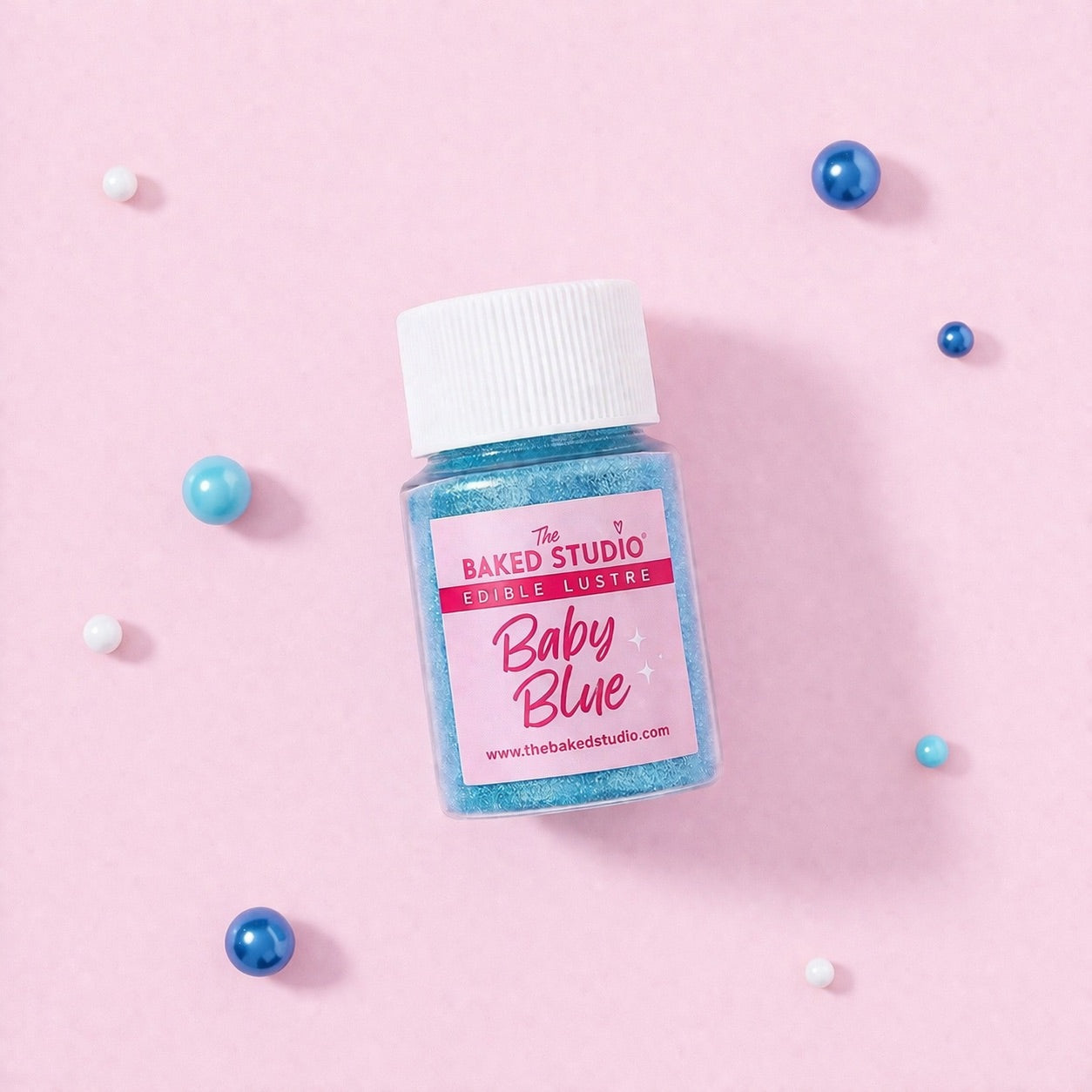 Edible Lustre Dust 10g (Baby Blue)
