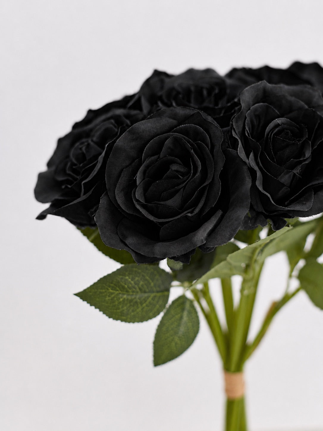 Artificial Silk Classic Rose Bouquet (Black)