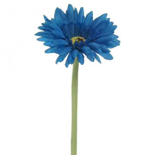 Artificial Gerbera Stem (Royal Blue)