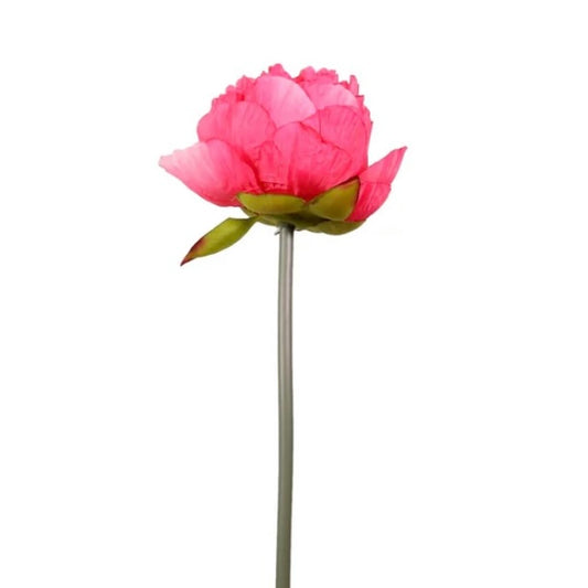 Artificial Peony Stem (Hot Pink)