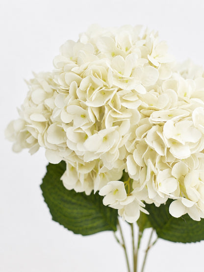 Artificial Silk Hydrangea Bouquet (White)