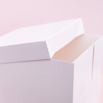 Tall White Cake Boxes with Lids (Single)
