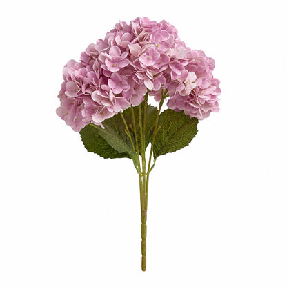 Artificial Silk Hydrangea Bouquet (Vintage Mauve)