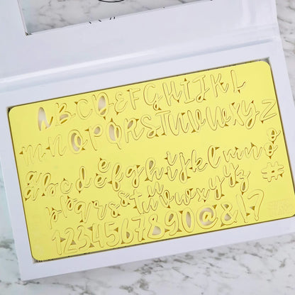 Small Letter Set - Cookie Set