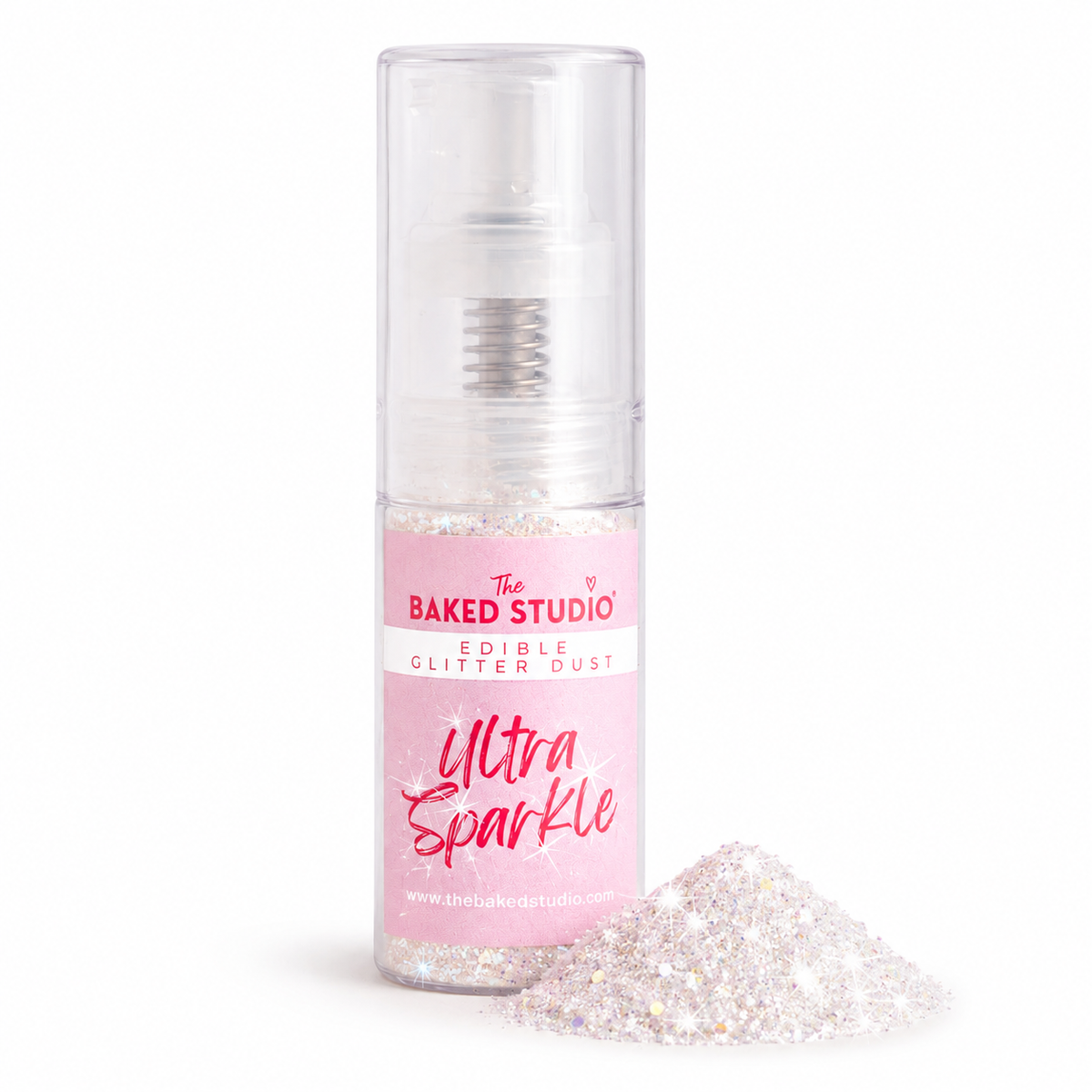 Edible Glitter Dust - 10g Pump Bottle (Ultra Sparkle)