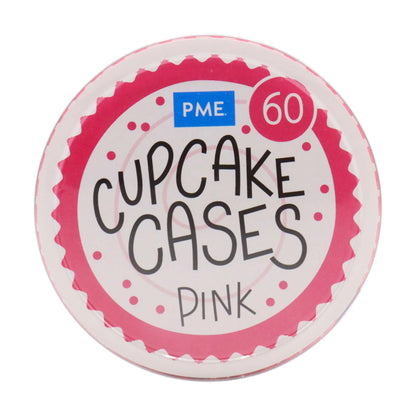Cupcake Cases - 60 Pack (Pink)