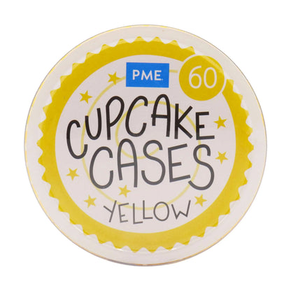 Cupcake Cases - 60 Pack (Yellow)