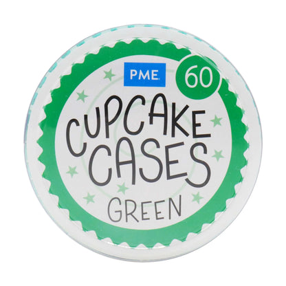 Cupcake Cases - 60 Pack (Green)