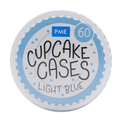 Cupcake Cases - 60 Pack (Light Blue)