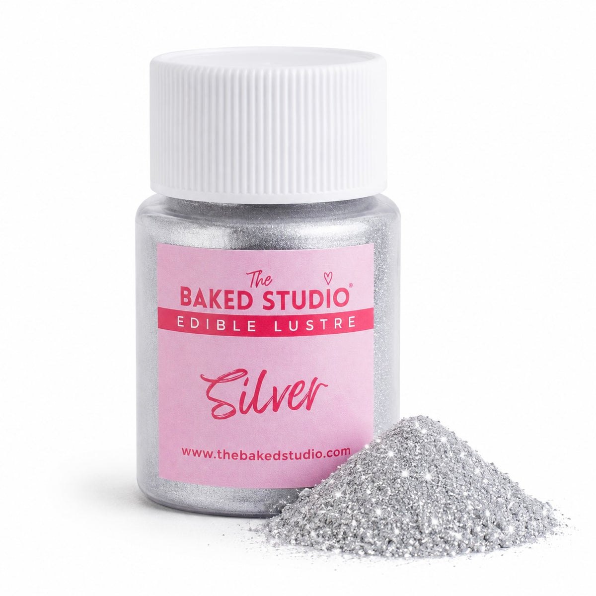 Edible Lustre Dust 10g (Silver)