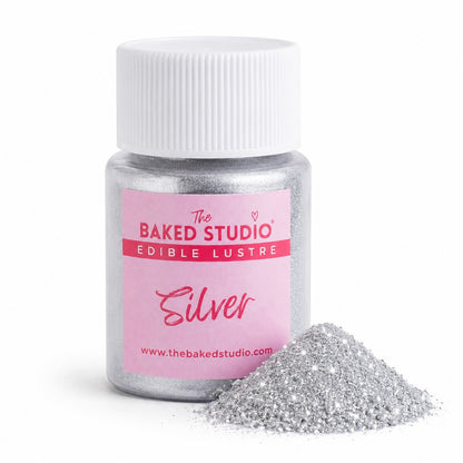 Edible Lustre Dust 10g (Silver)