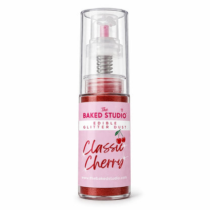 Edible Glitter Dust - 10g Pump Bottle (Classic Cherry 10g)