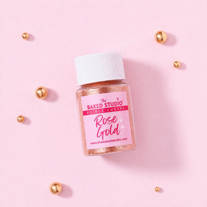 Edible Lustre Dust 15g (Rose Gold)