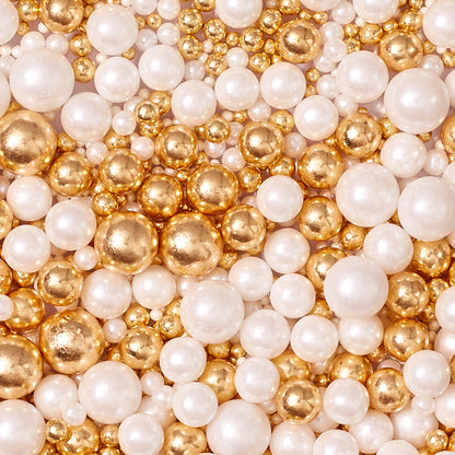 Magical Sprinkle Mixes - 100g  (Gold Gold & White Pearl Mix)