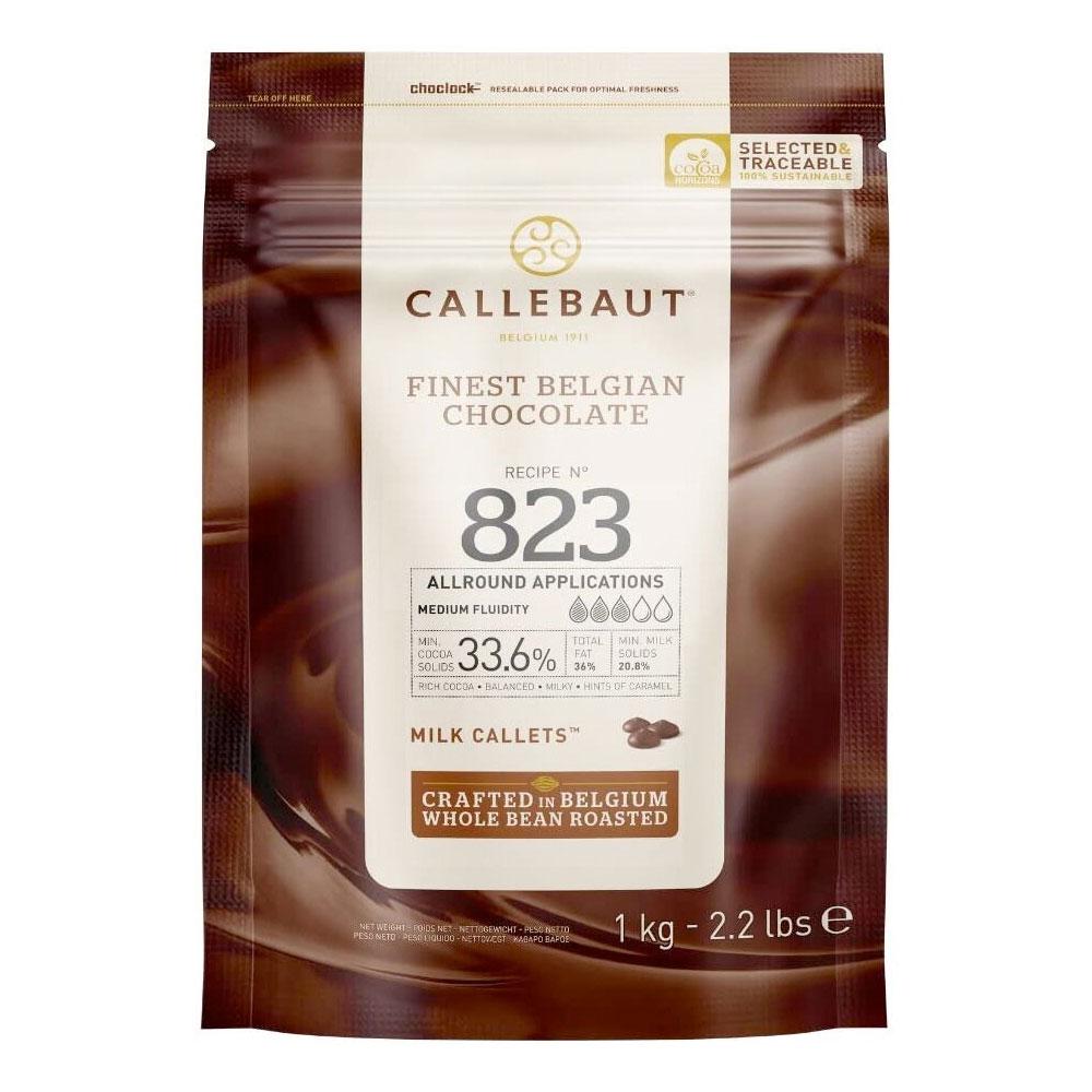 Callebaut Milk 823 - Chocolate Callets (33.6% Cocoa)
